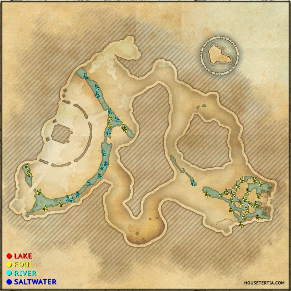 Eso Fishing Map Arkthzand Cavern House Tertia